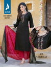 Volvo 2 By Kaya Roma Silk Straight Cut Kurti With Bottom Dupatta Suppliers In Mumbai
